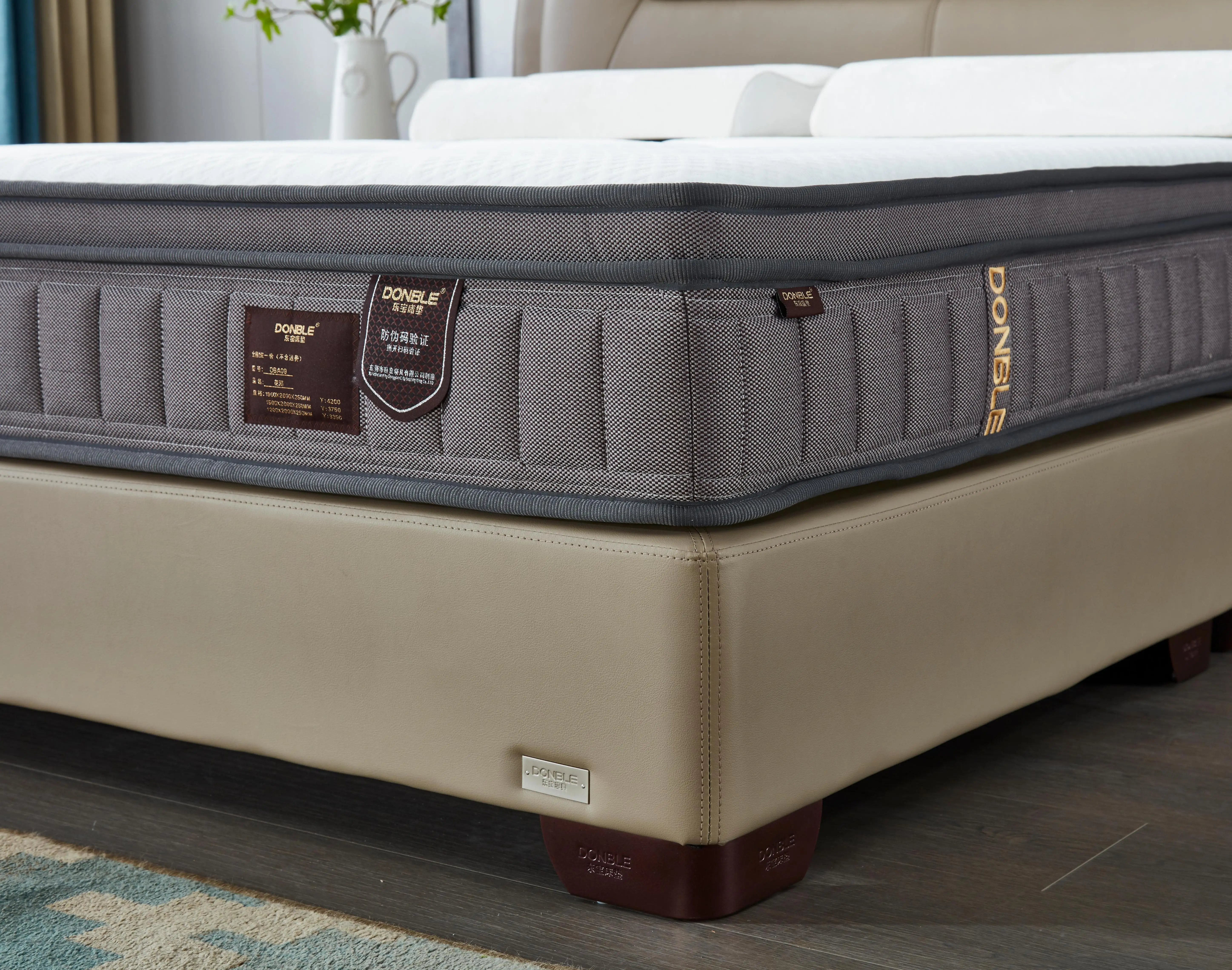 Sweet Dream King Size Furniture Bedroom Sets Pocket Spring Latex Foam Mattress Sale