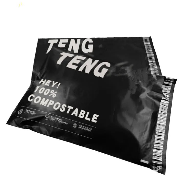
Eco Friendly Recycled Courier Mailer Bags Biodegradable Poly Mailer Compostable Mailing Shipping Bags For Clothing 