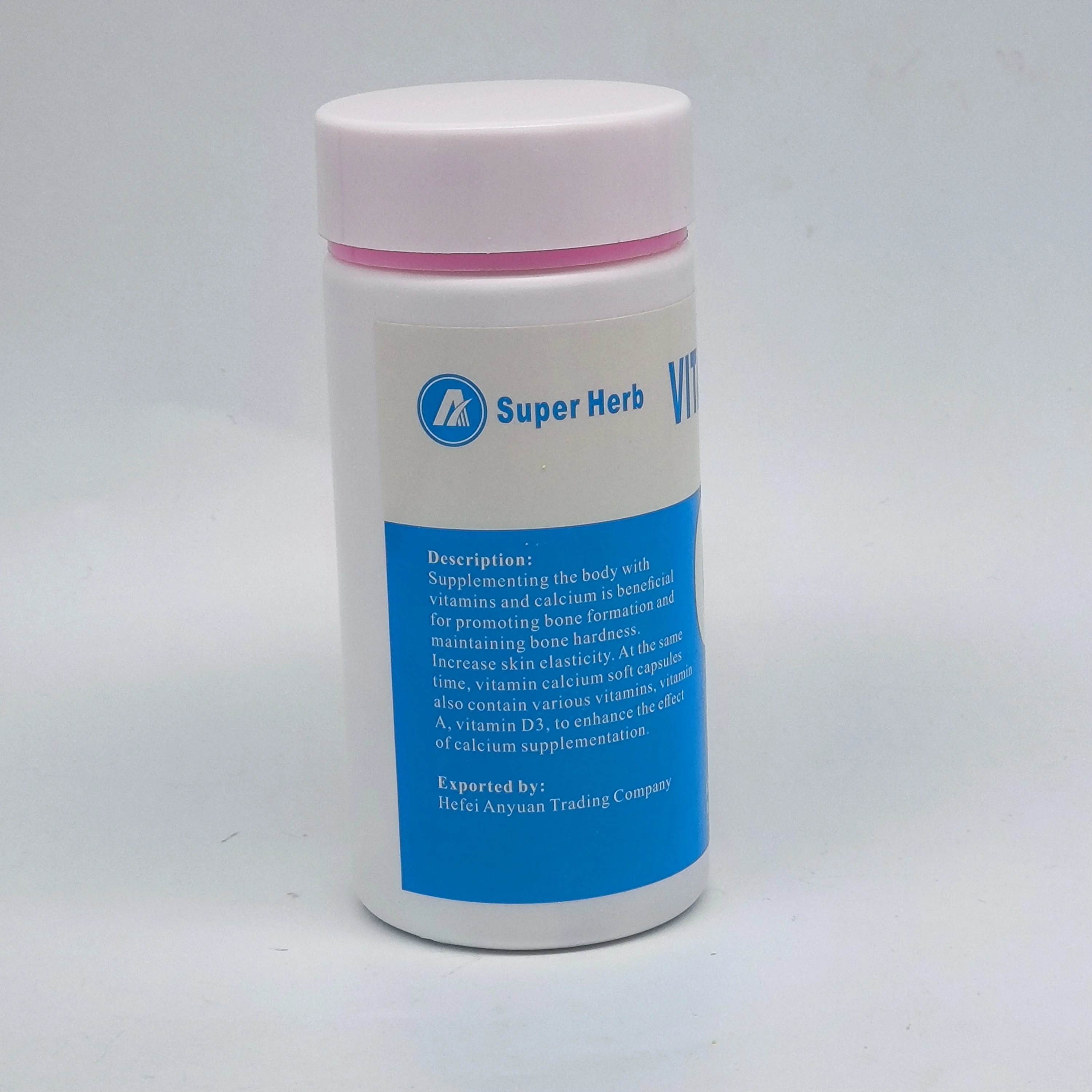 Vitamin Calcium Tablet for Health Supplement Focused on Bone Formation and Hardness
