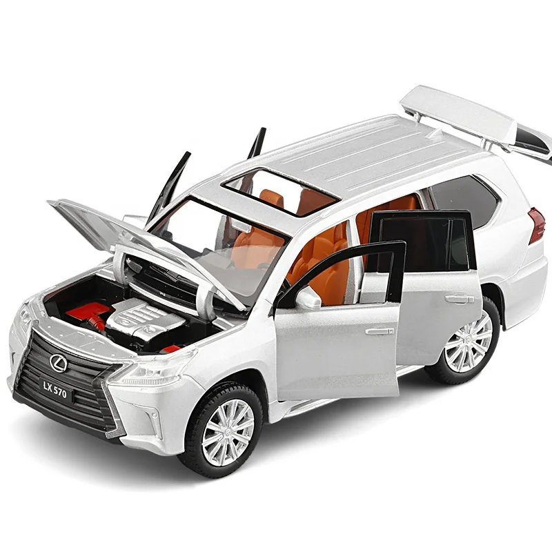 Игрушечные машины 1:32 весы модель автомобиля внедорожника LX 570