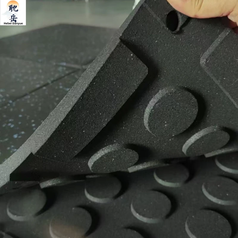 Can be customized 15mm - 50mm splice lock rubber flooring mats/ rubber flooring/ rubber flooring mats