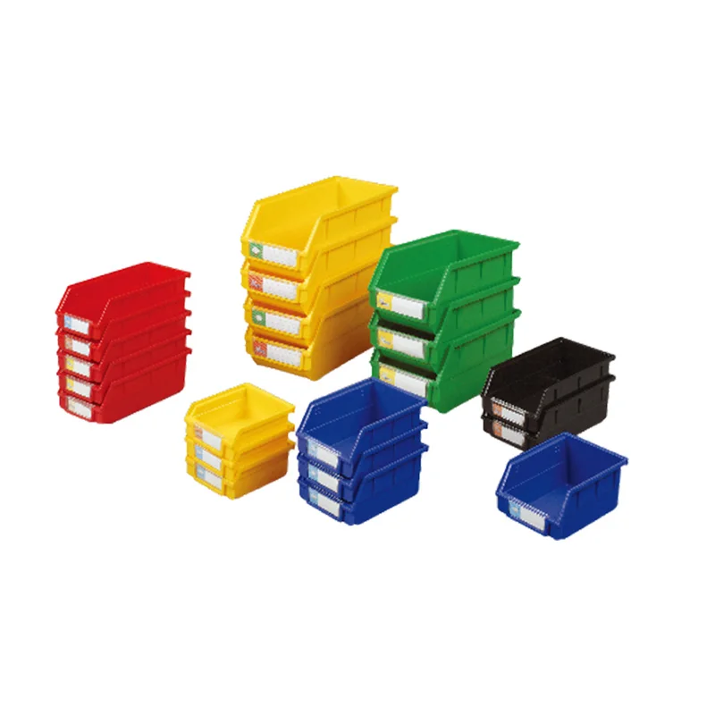 Industrial Plastic Stackable Shelf Bins 600 x 400 x 350 Picking Work Bin Box Design for Small Part Storage in Warehouses