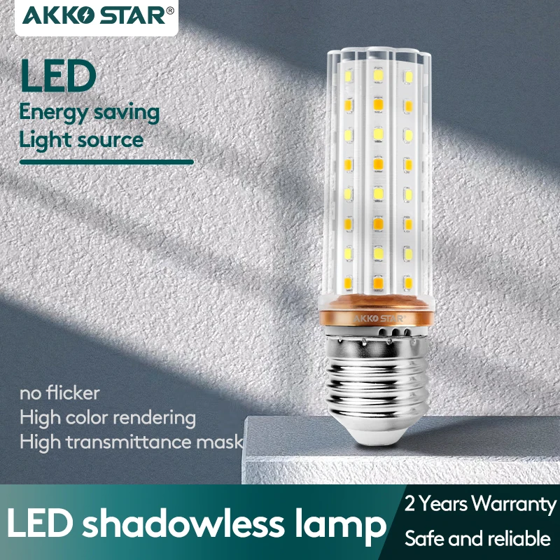Bulb-6500k для свечи AKKO STAR внутреннего освещения E27 7 Вт