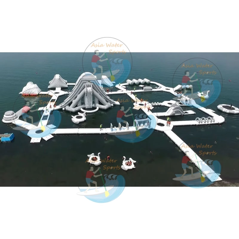 China top 10 selling water sports large inflatable floating sea inflatable water park for resort lake ocean