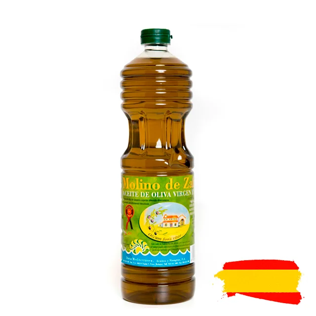Испанская бутылка для домашних животных Molino de Zafra, Экстра натуральное оливковое масло, 1 литр от экстремадуры, Испания