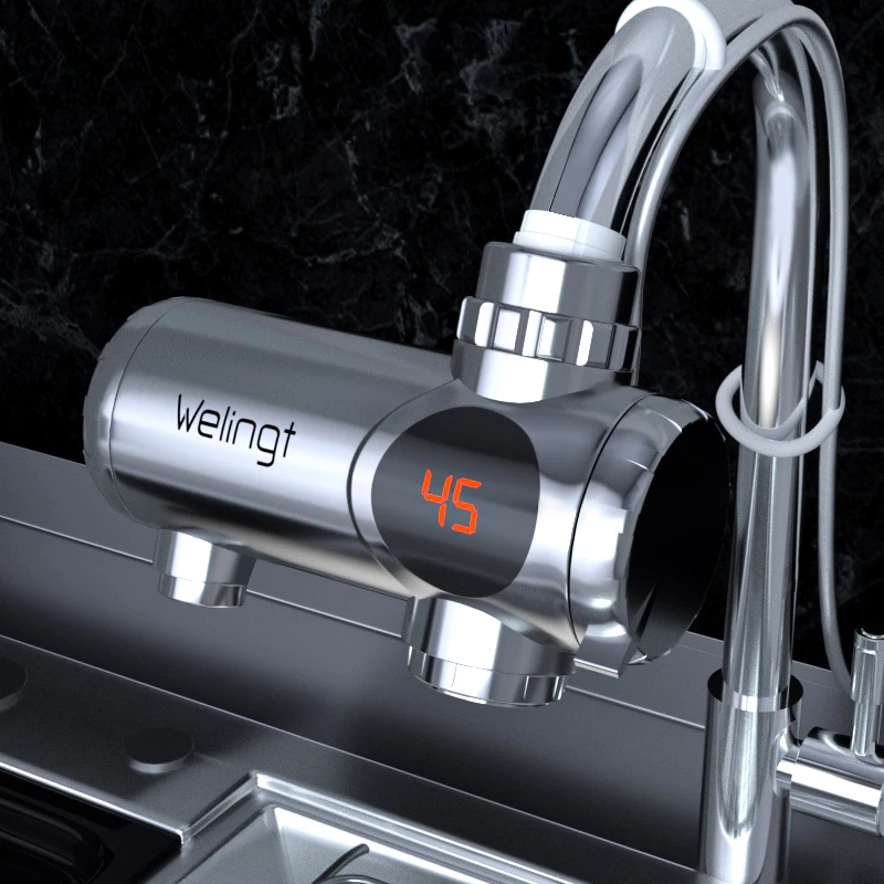 
 2021 новейший латунный Горячий Холодный портативный кран мгновенный кран мини водонагреватель смеситель для ванной комнаты Электрический нагреватель Электрический кран  