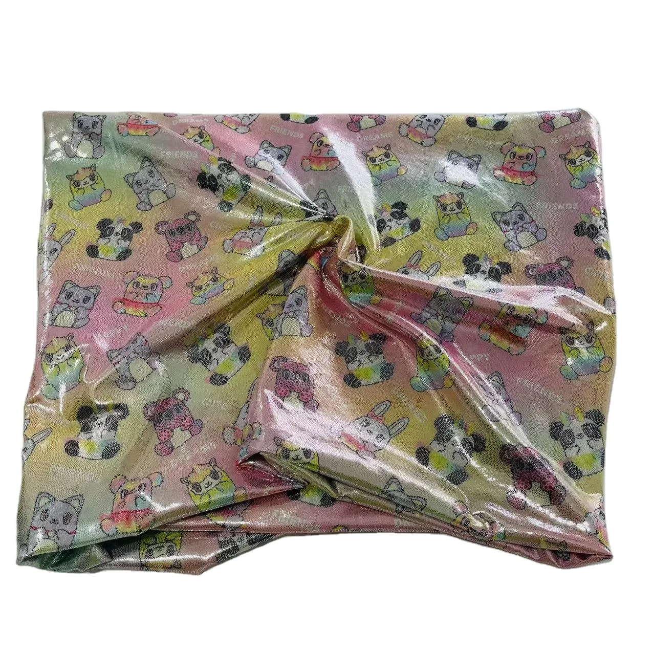 designer fabric custom and digital printed holographic fabric