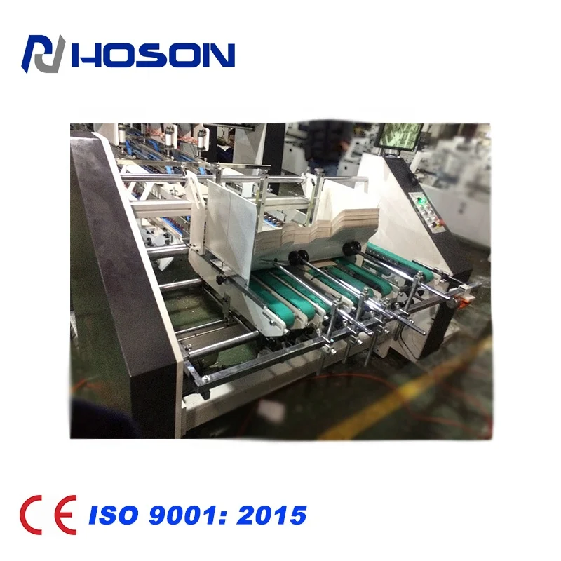 ZH-1600BFT Automatic Carton Box Folder Gluer Machine