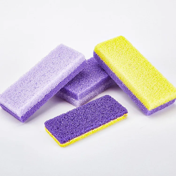 2024 Professional Pedicure Tools Disposable Callus Remover Foot Scrubber 2 In 1 Coarse Pu Medium Mix Pumice Stone For Feet