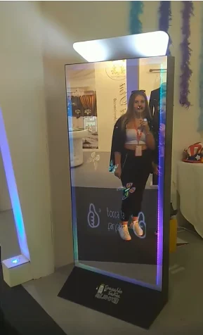  big screen tower mirror photo booth magic