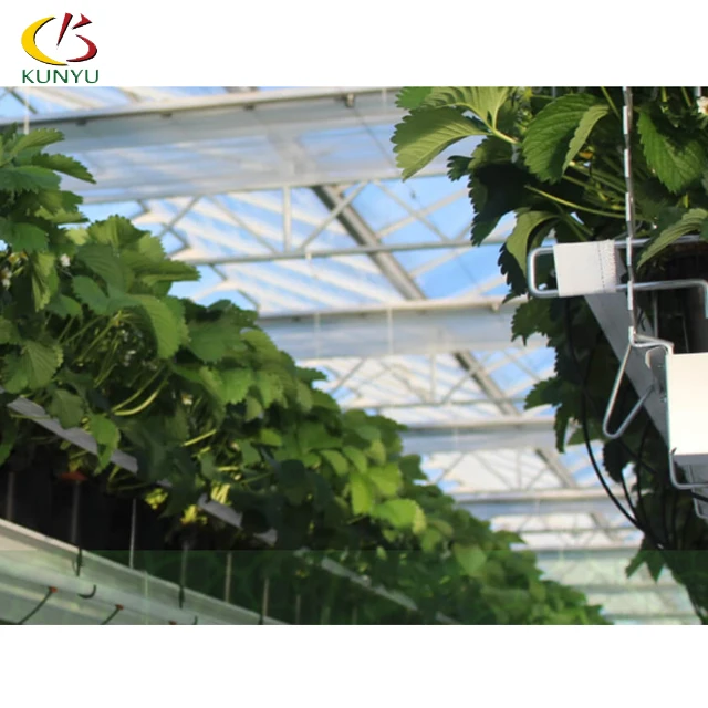 Manufacturer supply 120*80mm NFT Greenhouse Complete Hydroponic Growing  System for Melon and Fruit