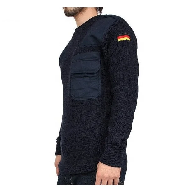 
OEM Custom German/European Sizing 80/20 Wool/Polyamide Style Commando Jumper/Pullover/Sweater. 