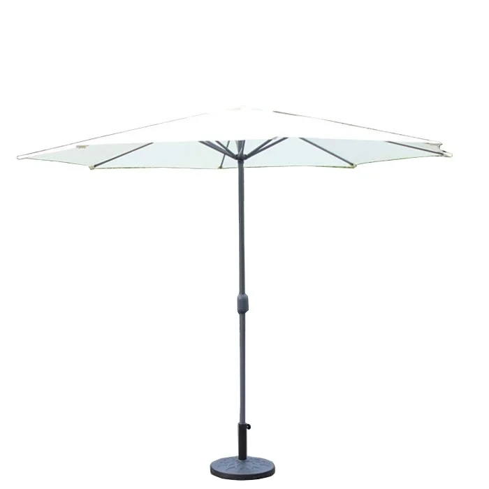 Modern patio banana umbrella outdoor steel hanging parasol