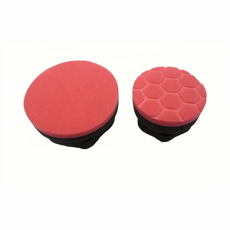 Оптовая продажа, восковая прокладка из пены, шестигранная губка для автомобильных шин, восковая губка