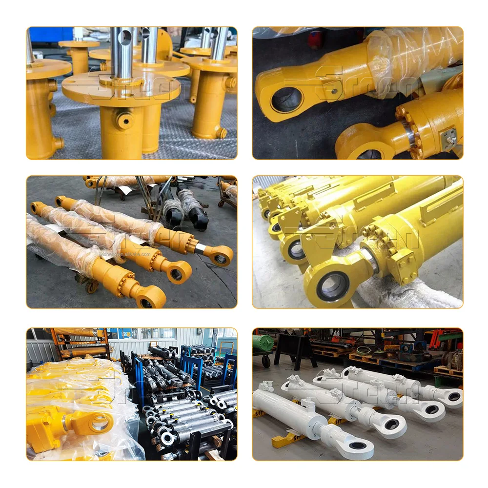 Lifting Cylinders Cabinet Hinges Double Acting For Band Saw Howo 371 Dump 2 Stage Telescopic Hydraulic Cylinder