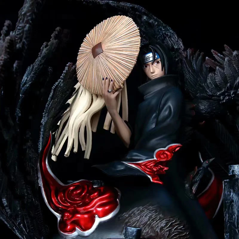 2021 Hot sale 36CM GK Uchiha Itachi action figure Crow Scene statue PVC model toy for gifts with great price