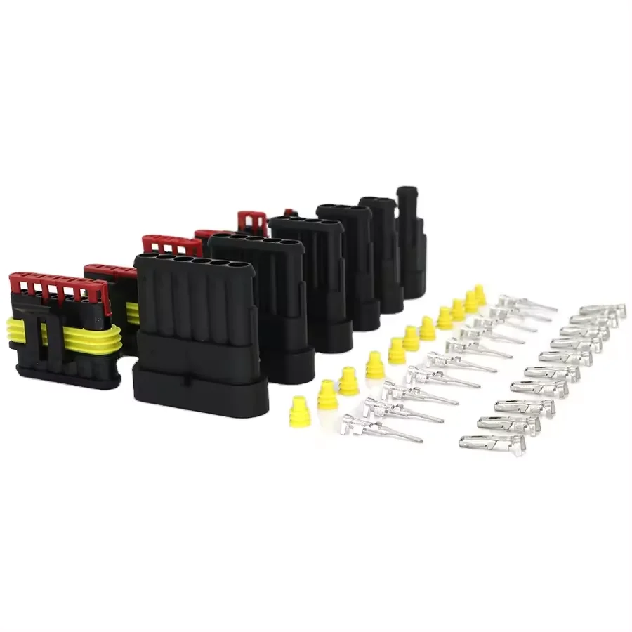 Manufacturer Price connector automotive electrical connectors 2 pin waterproof male female quick amp connector