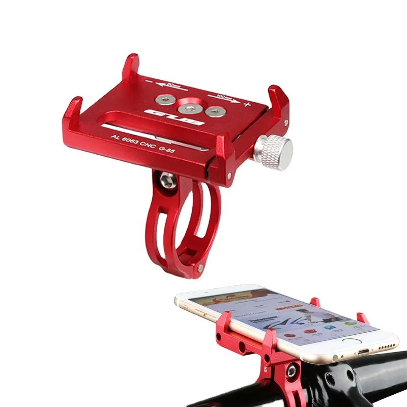 Bicycle Motorcycle Phone Holder Aluminum Alloy Bike Cell Phone Handlebar Mount Stand Support Bracket for M365 scooter