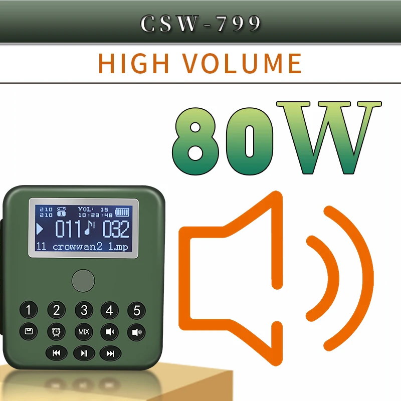 Cssiwe 2023 New Arrival Multisound Electronic Decoy bird Song Bird Caller with Remote Control for Hunting