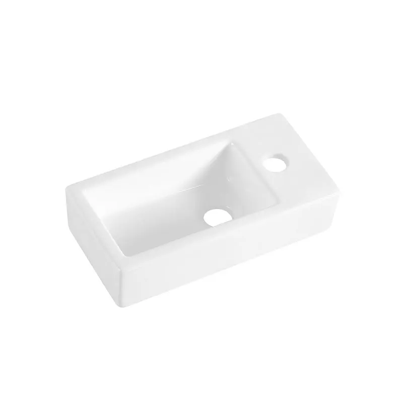 Joynfortune High Quality Mini Rectangular Sink Rental Counter Bathroom Sink Wash Basin For Hotel Villa Dishwashing Sink