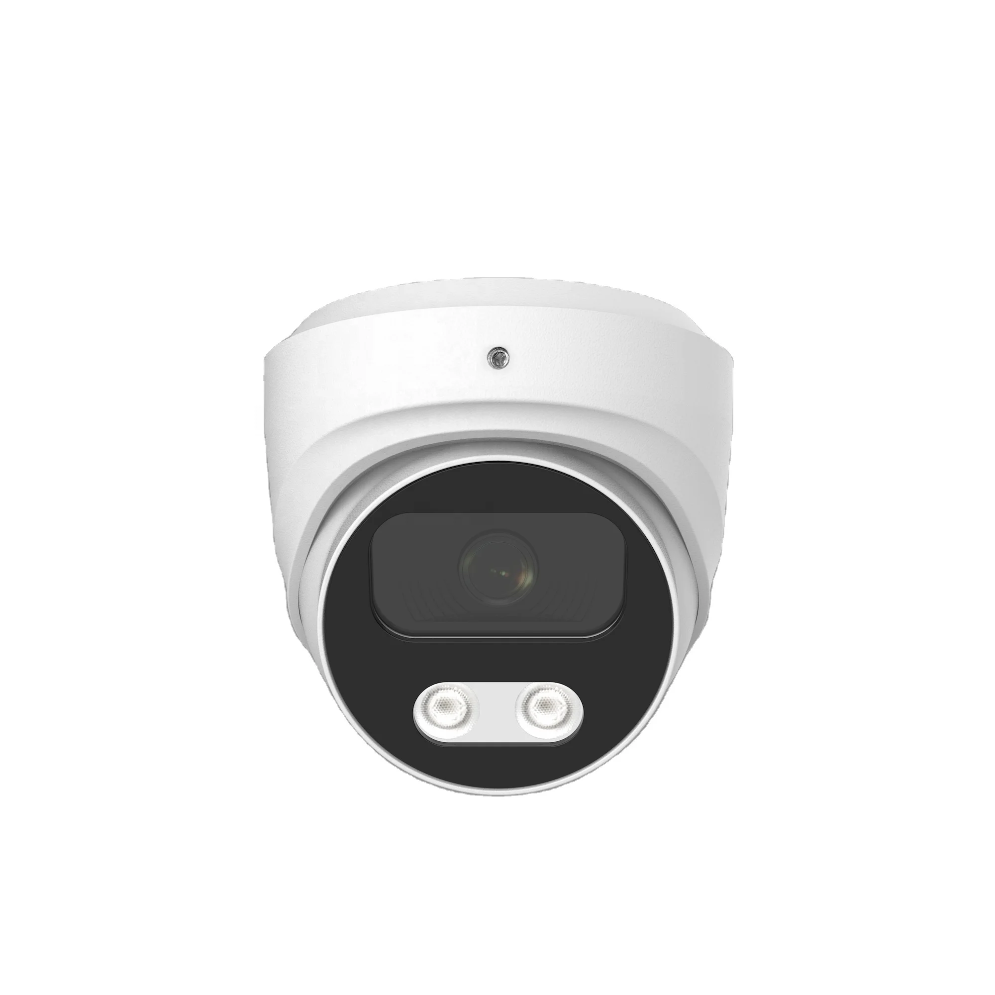 IP67 металлический корпус 1080P 2MP 5MP 4K 8MP Интеллектуальный Гибридный свет 24x7 Красочный видео Внутренний микрофон PoE turret IP-камера