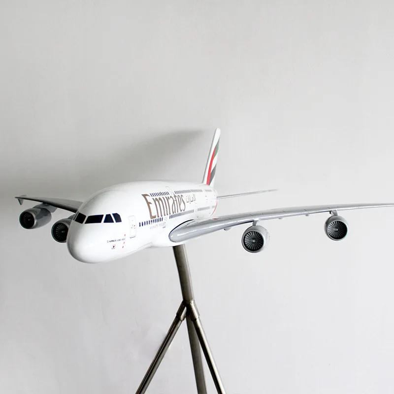 120cm Emirates Airline A380 1/60 Large Scale Model Aircraft for Display
