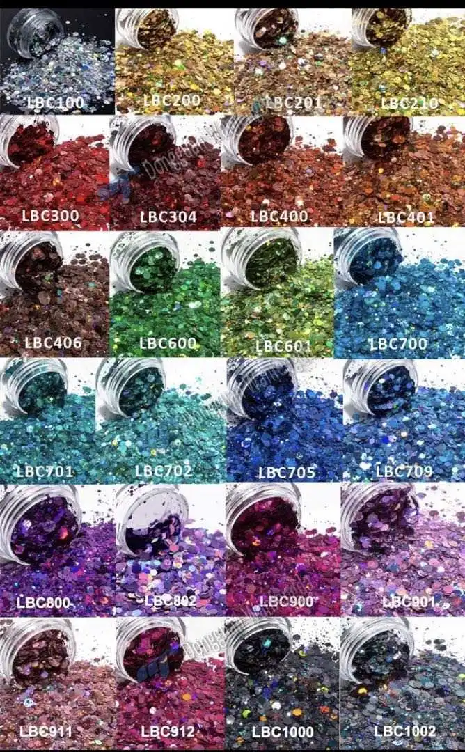 1 kilo packing glitters