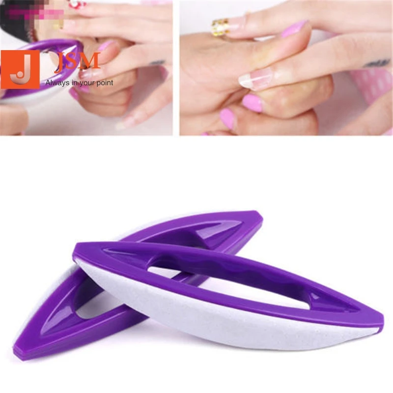 Кожаные накладные ногти маникюрный Полирующий крем лак буферный блок NT007