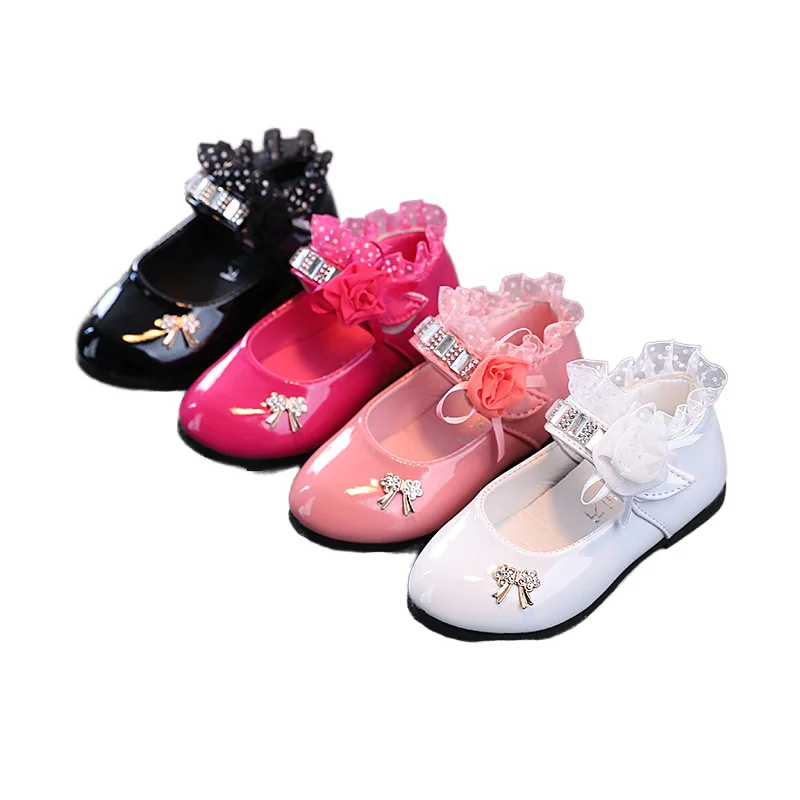 spring and autumn new children single boots shoe student girls princess safety white and colorful boot