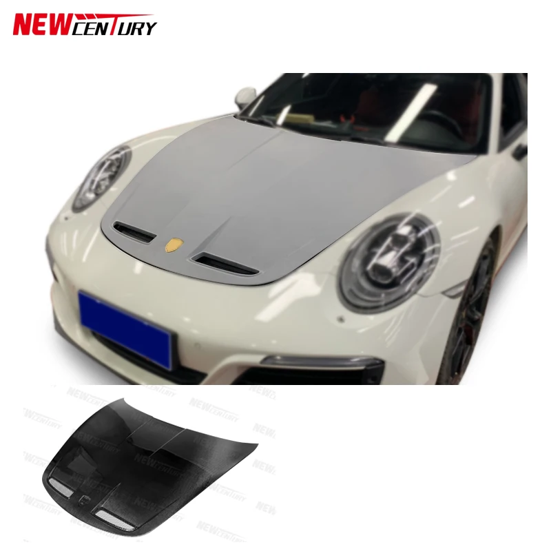 Old model upgraded new engine hood GT3 style carbon fiber material for Porsche 911 997 991