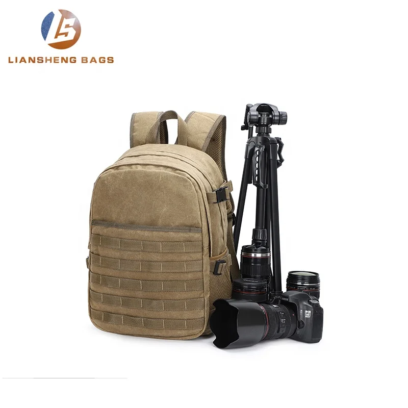 Outdoor Multifunction Travel Video Waterproof Digital Camera Bag Backpack Tablet Laptop Bag