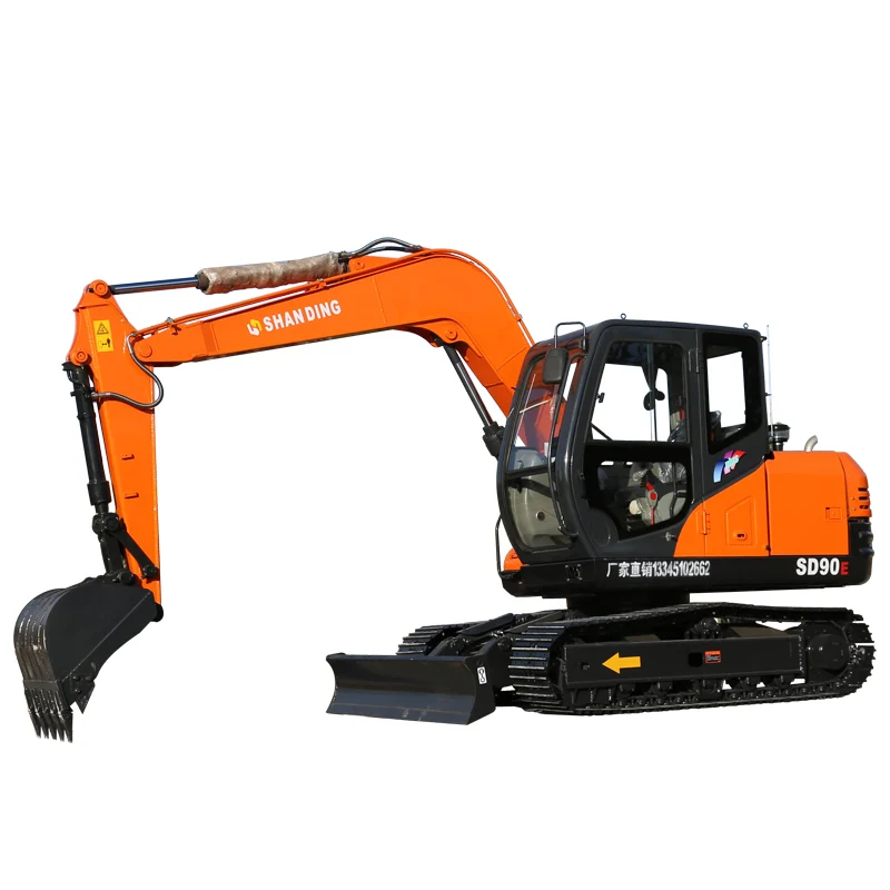 EARTH MOVING MACHINERY 9 TON EXCAVATOR DIGGING MACHINE  9 TON HYDRAULIC  CRAWLER EXCAVATORS  FOR SALE