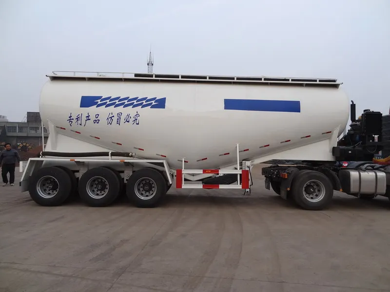 3 Axle 30/35/40/45cbm Bulk Cement/Fly Ash/Flour/Powder Material Transport Tank/Tanker Semi Trailer