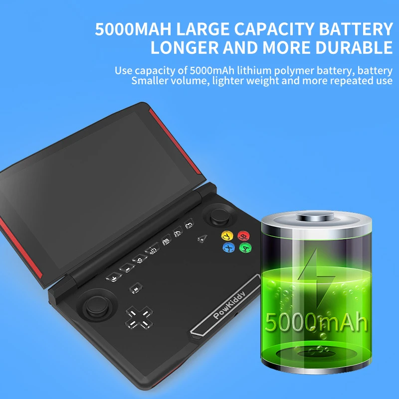 2022 NEW X18 Handheld Game Player 5.5 inch Touch Screen 5000MA Android 7.0 Quad core 2G RAM 16G ROM video Gaming console