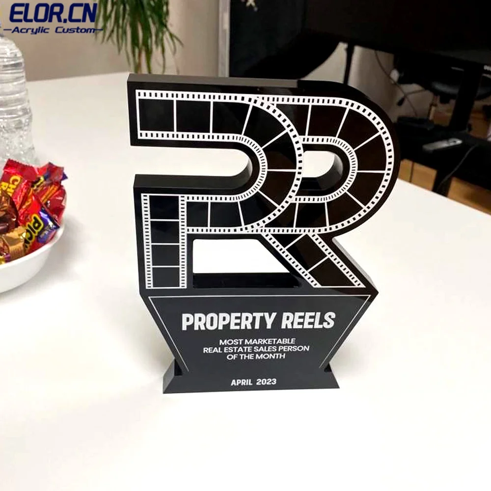 Specializing In Manufacturing Customized Medals Of Various Map Shapes Acryl Awards Colorful UV Printing