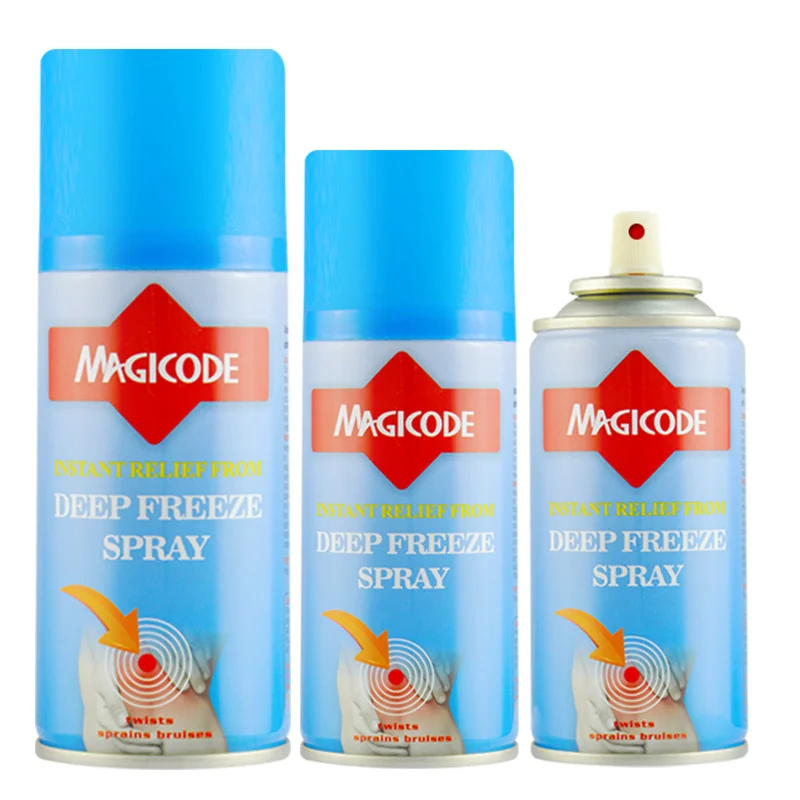 Freeze Spray 150ml Relief The Pain For Sports Accidents First Aid Heat Spray Bulk Custom Cold Spray