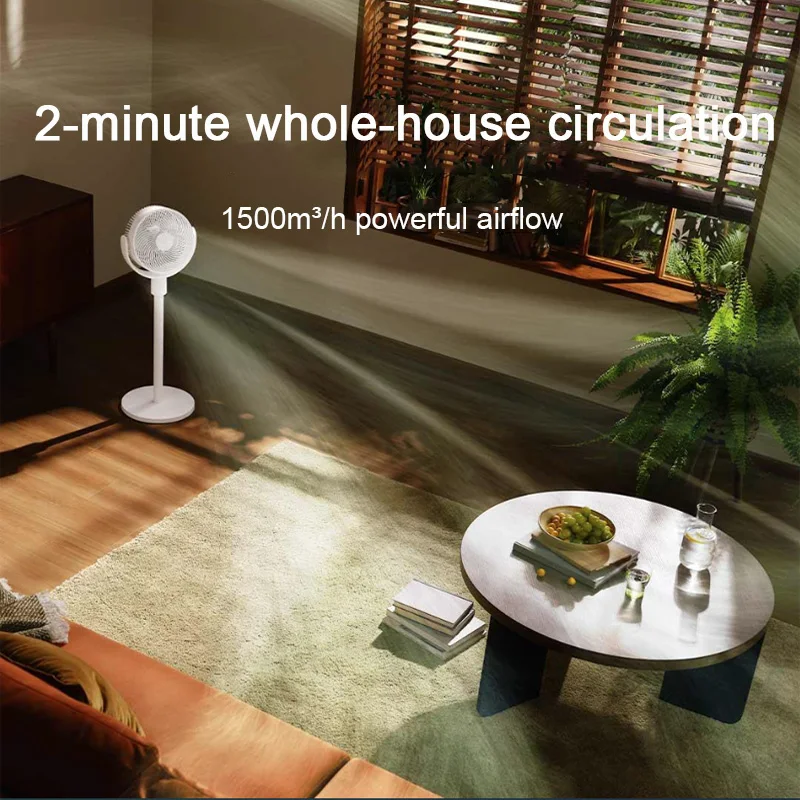 XIAOMI MIJIA Smart Floor Fan Strong Winds Low Noise Electric  Fan APP Control Timing Fans CN Version