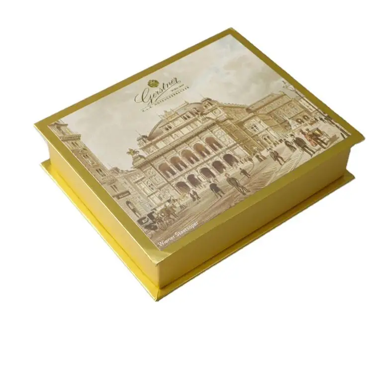 Custom Logo Rigid Cardboard Packaging Magnetic Lid Closure Black Book Shape Style Satin Gift Boxes