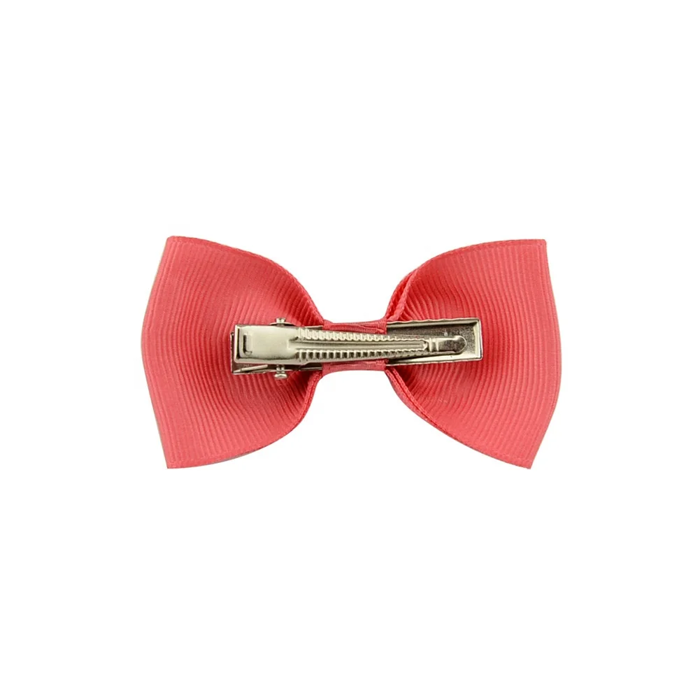 20 Colors Girls Hair Bows Grosgrain Ribbon 2.75 inch Alligator Bow Clips For Girls Kids