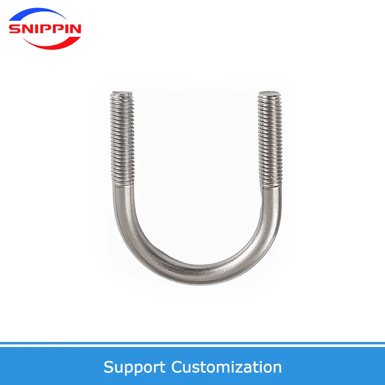 M5 M6 M8 M10 M12 304 316 Stainless Steel U-clamps U-bolts Screw Fixing Bolt