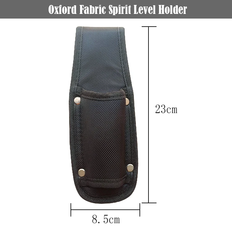 Oxford Fabric Spirit Levels Holder Aluminum Alloy Spirit Level Pocket Sleeves