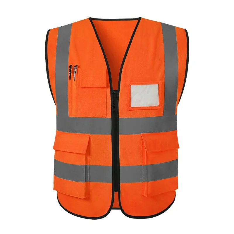 Traffic Work Security Hi Vis Reflective Clothing Safety Vest Polyester Fabric safety Reflective Vest