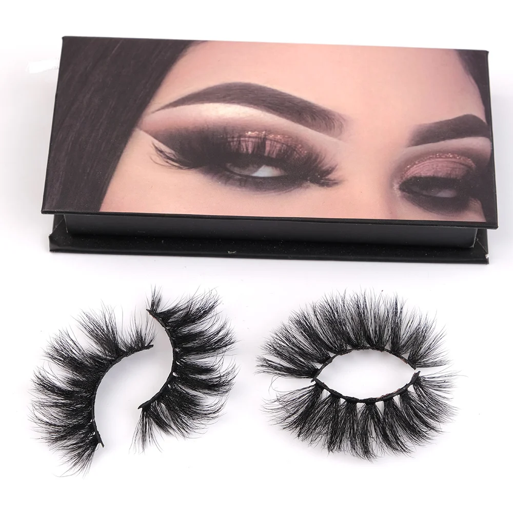 private label handmade faux mink strip eyelashes vendor handicraft own brand with custom box 3d silk false lashes