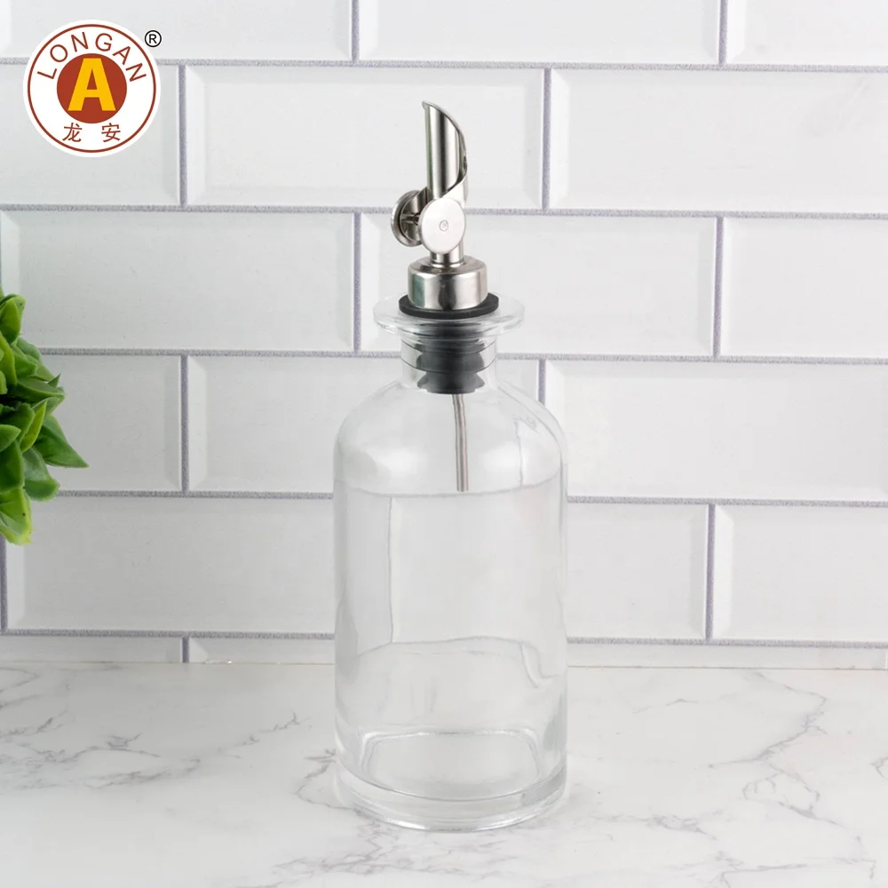 Factory Hot Sale VODKA Plastic 1l Syrup Pump Dispenser 8 Oz Olive Oil Spray Bottle Glass Stainless Steel