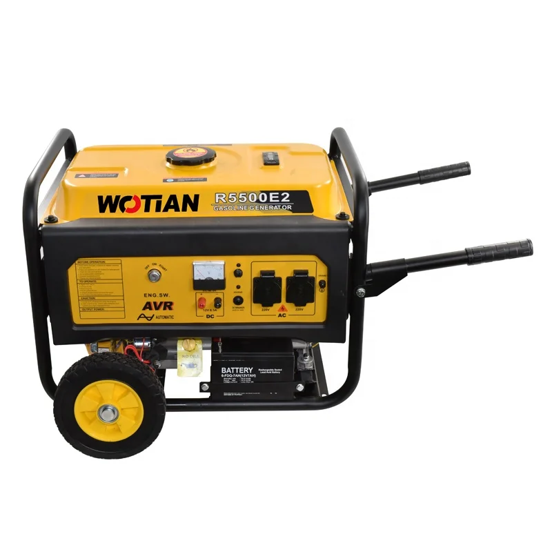 Small 220v no noise removable single cylinder ohv 2.8kw unleaded gasoline generator for outdoor