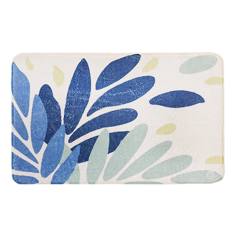 Light Weight Rubber Super Soft Custom Super Soft bath mat rug polyester carpet pvc anti slip mat