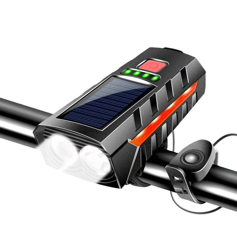 Outdoor Portable LED Front Rear Flashlight USB Rechargeable IP65 Waterproof Cycling Bicycle Light bike light set