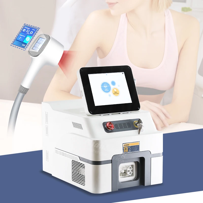 Portable 755 808 1064 Diode Laser Hair Removal machine skin rejuvenation machine