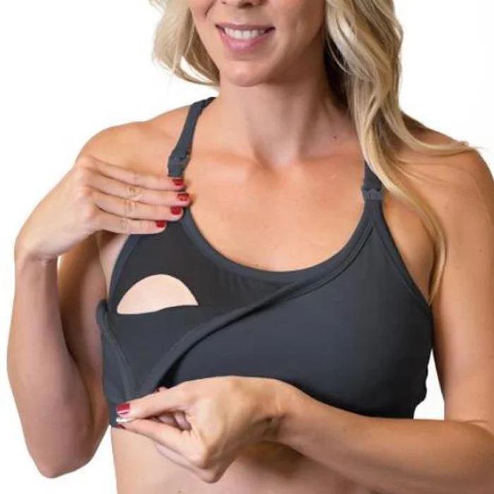 Eco Friendly Fabric Ladies Active Top Bra Fitness Mama Bras Recycle Pattern Women Nursing Sports Bra