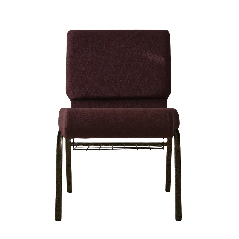 Weekly Deals Factory sale church chair stackable cheap padded church chair for dining room furniture